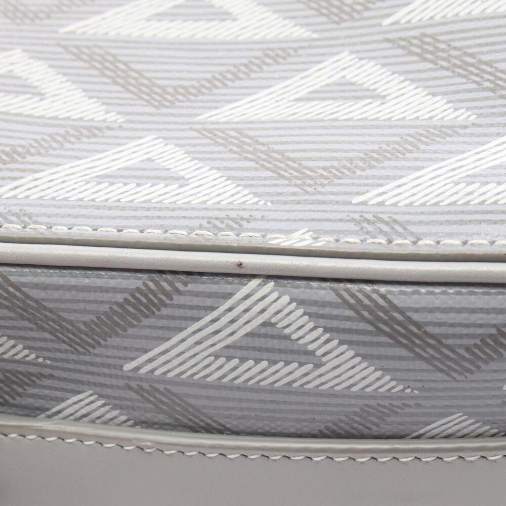 CHRISTIAN DIOR White Diamond Leather Shoulder Bag - Picture 7 of 11